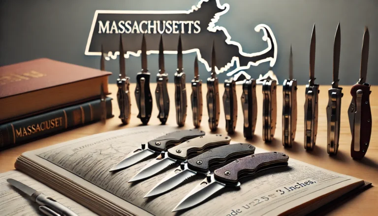 Overview of Massachusetts knife laws, including what size knife you can carry in Massachusetts.